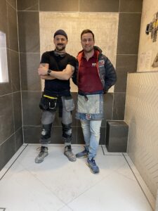 tiling student in tiling bay 