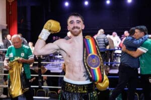 Matty McHale with belt